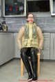 bound and ballgagged Schmuddelwedda with Lady Nadja