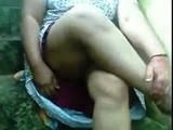 Indian Bhabi Outdoor Pussy Show.