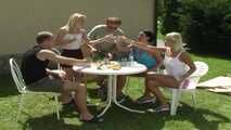 Outdoor garden orgy-1