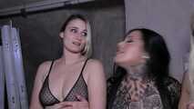 CUM PARTY!!! MELINA & ASHLEY without condom