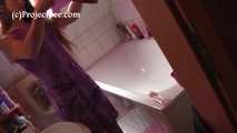 020165 Damp Kathy Undresses And Pees In Her Bathroom