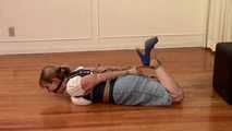 Lorelei dominated by Darla Crane 2 - Ballgagged Hogtie - Plus BTS