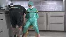 Miss Amira in PVC sauna suit wants to be tied up strictly part 2