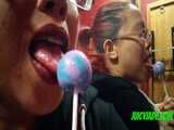 Lollipop Licking- Mirror Fun