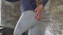 Grey leggings in the tower