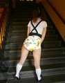 I'm at the mall flashing my diaper in public