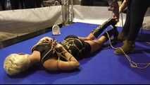 Reverse Prayer Hogtie Endurance Challenge for Lena King