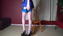 Amber in Stockings are Blue