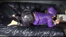 Get an Archive Video with Sandra enjoying Bondage in her Shiny Nylon Downwear