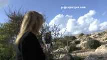 023120 Ewa Takes A Windy Pee Outside Calypso Cave