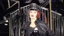 Mistress Tokyo POV small penis verbal humiliation, in leather!