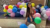 Bikini Step 80 balloons by the Pool Cam 1+2+3 (UHD 4K)