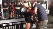 30 Minutes Hogtie Endurance Challenge - Tied in Public - The ultimate Challenge