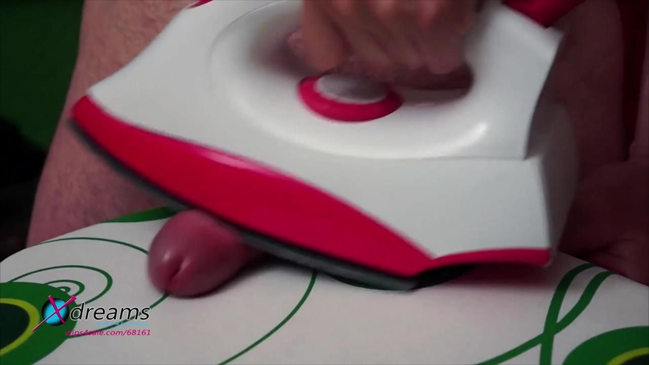 Holly's Cum On Ironing Board Handjob