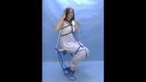 Affable - Swing-loving brunette in a white dress gets risque (video)
