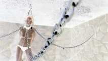 Nude Lilith Kobayashi in Heavy Chains again