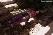 Jasmin - Tied up in the ruins 4