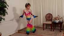 Superheroine Rainbow-Tigress is Caught and Bound - Lauren Kiley