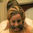 22 Yr OLD SEXY BANK TELLER IS MOUTH STUFFED, BANDANA CLEAVE GAGGED, HOG-TIED BAREFOOT & TOE-TIED ON THE BED (D50-16)