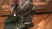 [From archive] Stella - hogtaped and packed into the trash bag (video)