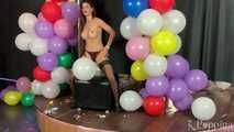 Sit to pop 50 balloons on Stage Cam 1+2 (HD 1080p)