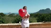 Der Herzballon mit J.J. Plush....