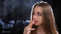 Sweet Ksenia is smoking 120mm Saratoga for the first time in this fresh smoking fetish video