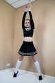 1074 Sandy in Goth Cheerleader