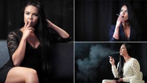 Extraordinary sexy lady Tanya is proud to present all of her smoking clips