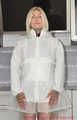 Miss Francine in transparent raingear