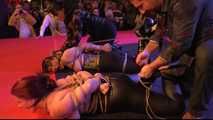 2 Girls Hogtie Challenge live from VENUS Fair in Berlin