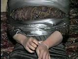 25 YEAR OLD ASIAN MAI-LING WRITES K1DNAP NOTE, MAKES RANSOM CALL, & IS WRAP TAPE GAGGED AND TIGHTLY DUCT TAPE TIED (D53-8)