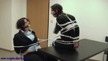FULL-HD (bg-80) Dani + Vicky tied up in the office